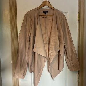 Pale Pink Pleather Jacket